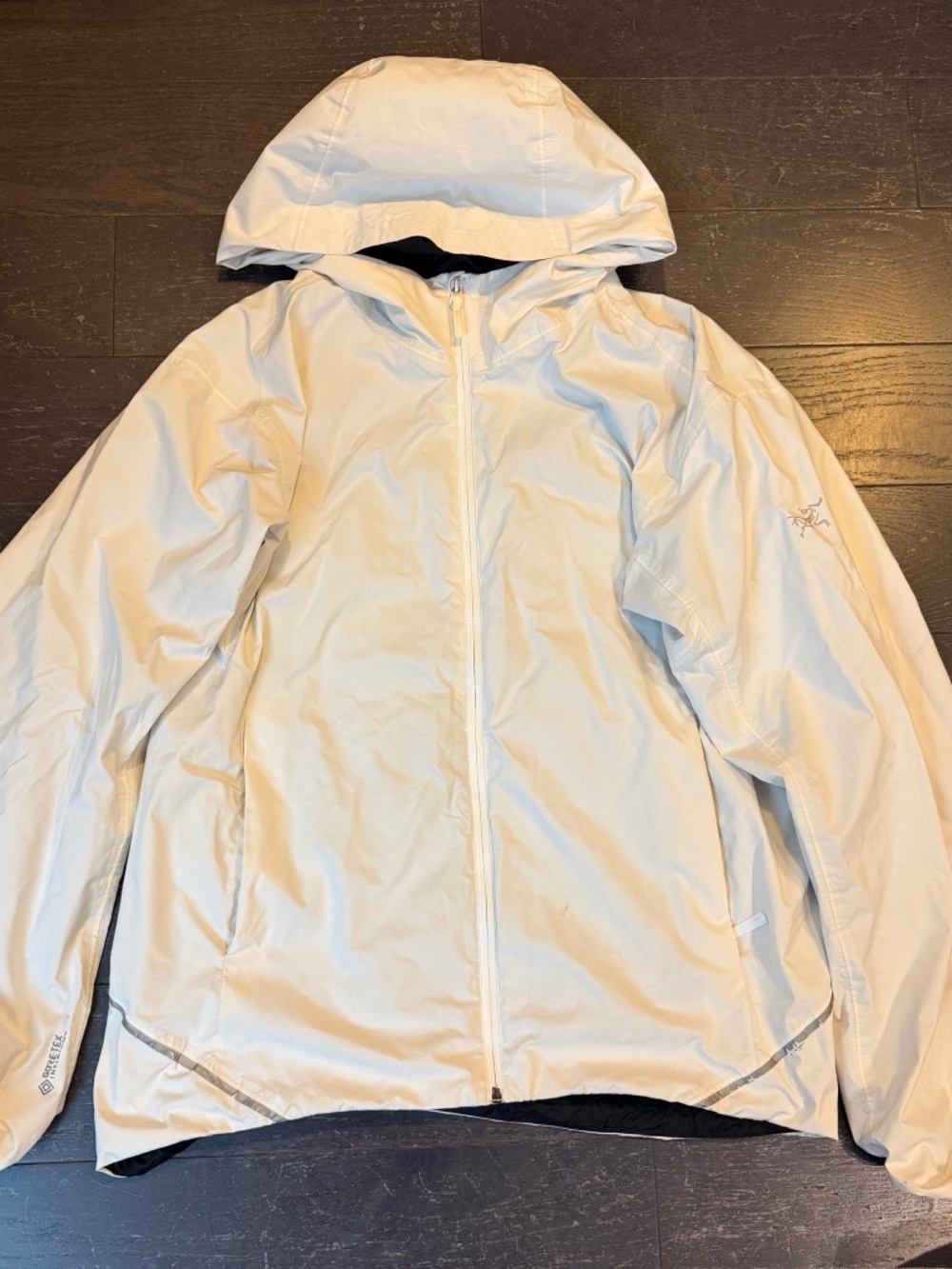 Arceryx Solano Hoody Men's XL White GORETEX Infinium Jacket 28585 outdoor